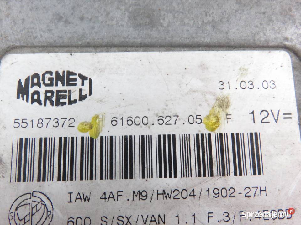 STEROWNIK FIAT SEICENTO 11 54 6160062705