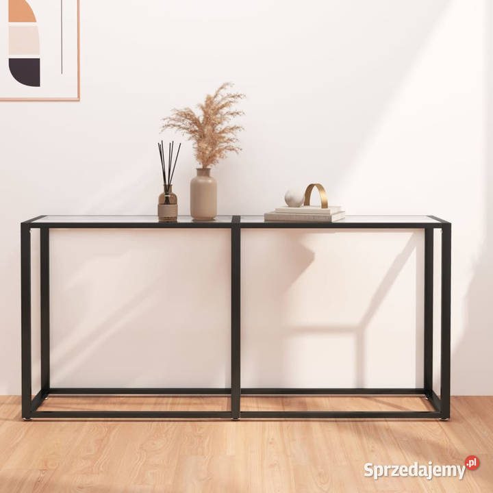 Konsola przezroczysta 160x35x755 szkło hartowane mazowieckie Warszawa sprzedam