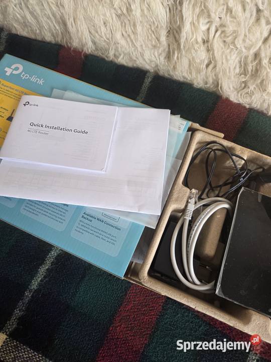 Router 4G LTE WiFi 4 TPLINK TLMR6400 nowy Gigabit Ethernet Warszawa sprzedam