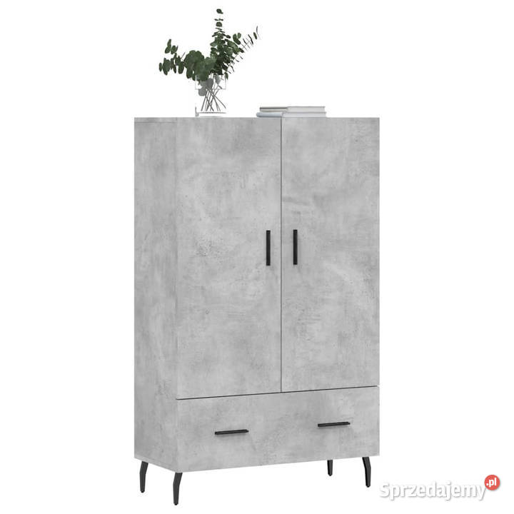 Wysoka szafka szarość betonu 695x31x115 WM828256 Warszawa