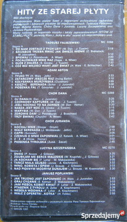 Hity ze starej płyty małopolskie Kraków