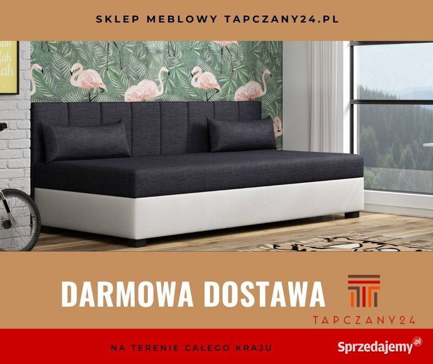 Tapczan młodzieżowy jednoosobowy z materacem