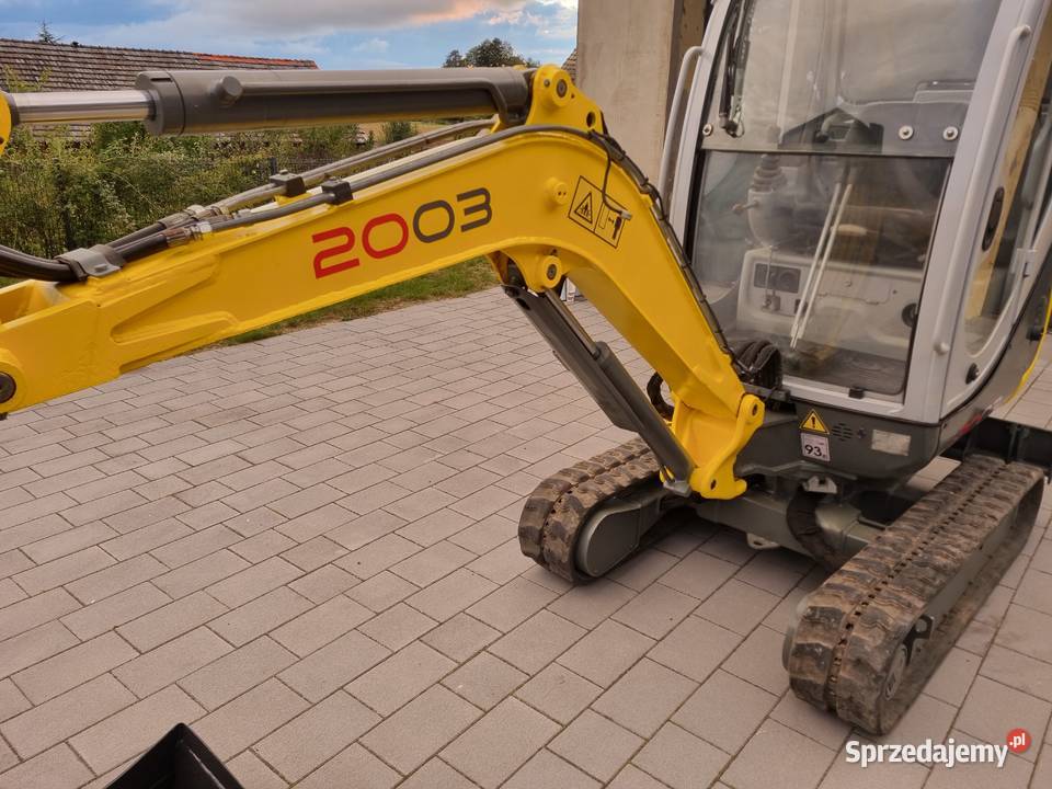 Minikoparka Wacker Neuson 2003 RD 2008r faktura Daniec