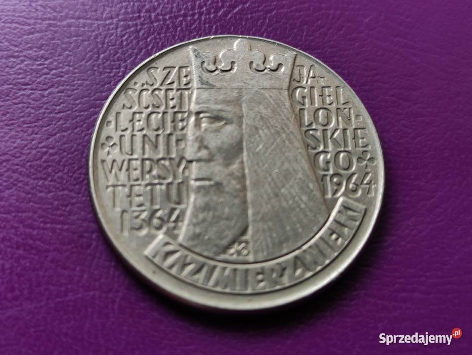 Moneta PRL 10 ZŁOTYCH 1964 KAZIMIERZ WIELKI mazowieckie Pruszków sprzedam