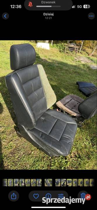 fotele przód mercedes w124 skóra osobowe Motoryzacja