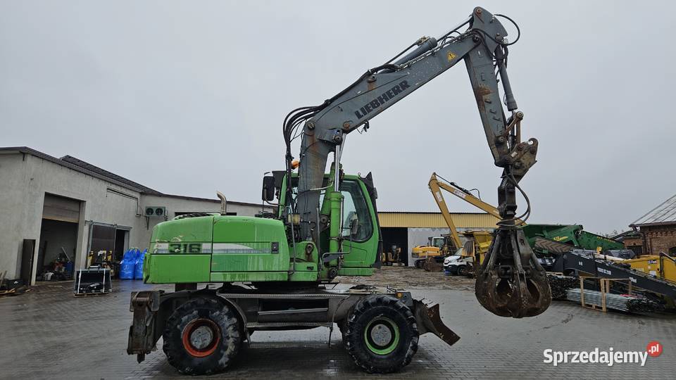 Koparka kołowa Liebherr A 316 Litronic chwytak