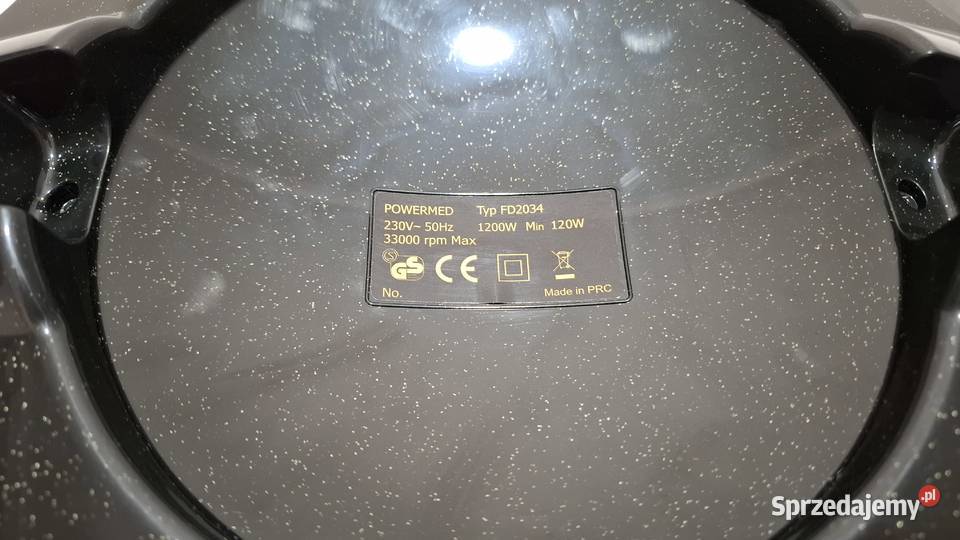 Górna część obudowy korpusu do Powermed FD2034 Części i Akcesoria Czeladź