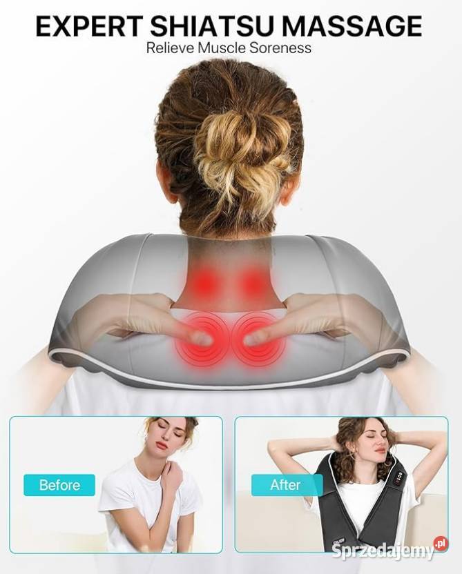 MASAŻER ROZGRZEWAJĄCY KARKI BARKI UDA WYDAJNY Sprzęt i urządzenia do masażu Poznań
