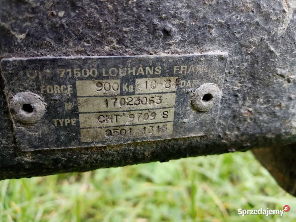 OŚ HAMOWNA 900 ośka przyczepa Radzymin