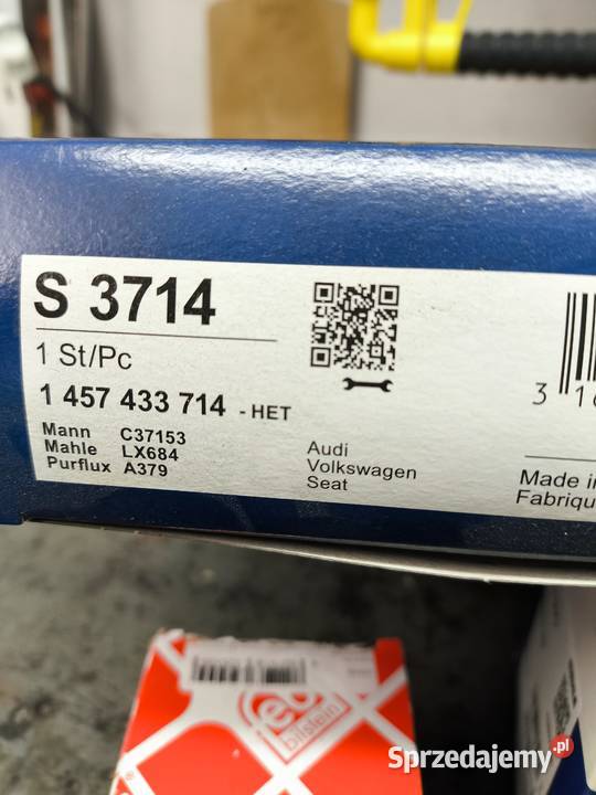 Filtr powietrza S3714 Audi VW Katowice sprzedam