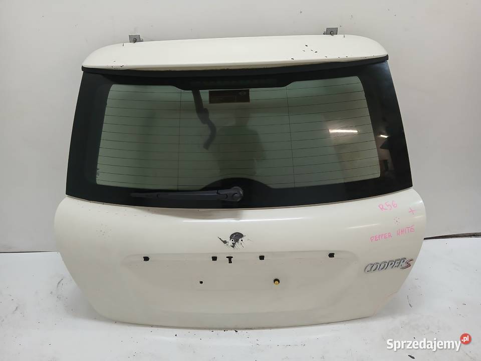 KLAPA BAGAŻNIKA MINI R56 PEPPER WHITE Strzyżewice