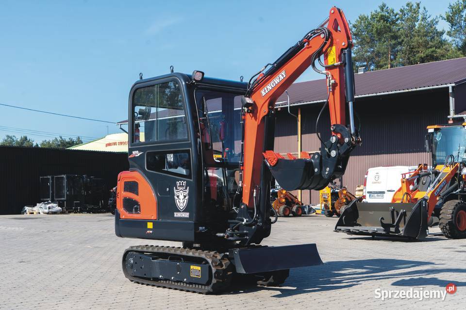 Minikoparka waga 19 tony silnik KUBOTA Euro V Częstochowa