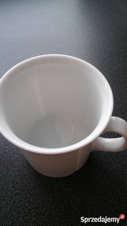 porcelanowy mały kubek kubeczek delikatna biały Ceramika i szkło Gdańsk