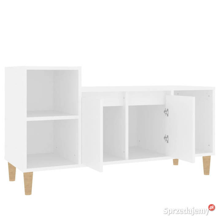 Szafka pod TV biała 100x35x55 materiał Warszawa