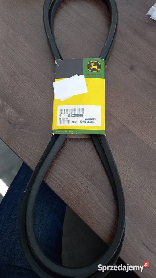 Pas klinowy John Dere oryginał GX20006 Dom i Ogród podkarpackie Radymno