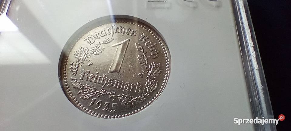Stare monety 1 marka 1935 A grading Niemcy sprzedam