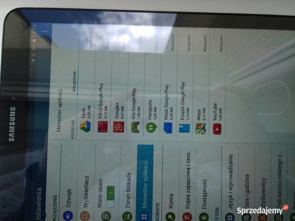 Tablet Samsung Galaxy Tab E SMT560 96cala 8GB
