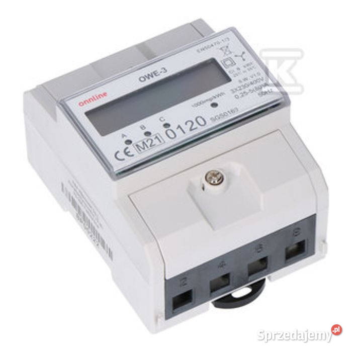 Licznik zużycia energii 3fazowy OWE3 sprzedam