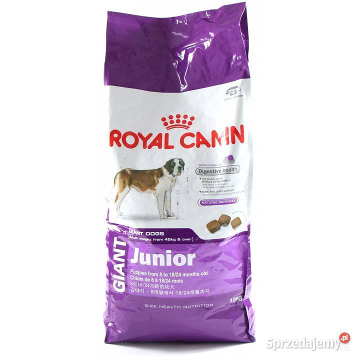 Karma psa Royal Canin Giant Junior 15 OKAZJA Białe Błota