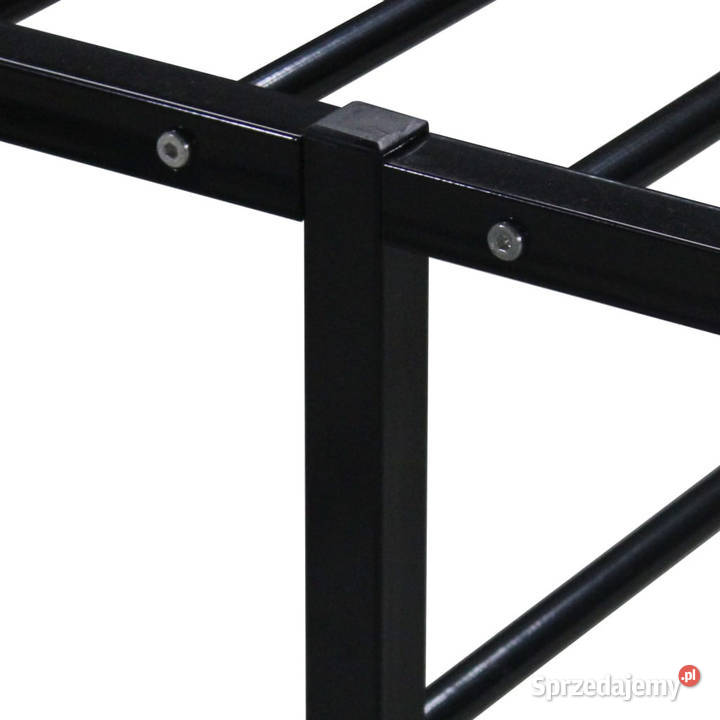 Łóżko Metalowe Czarne Rama Łóżka Ze Stelażem 120 125cm mazowieckie sprzedam