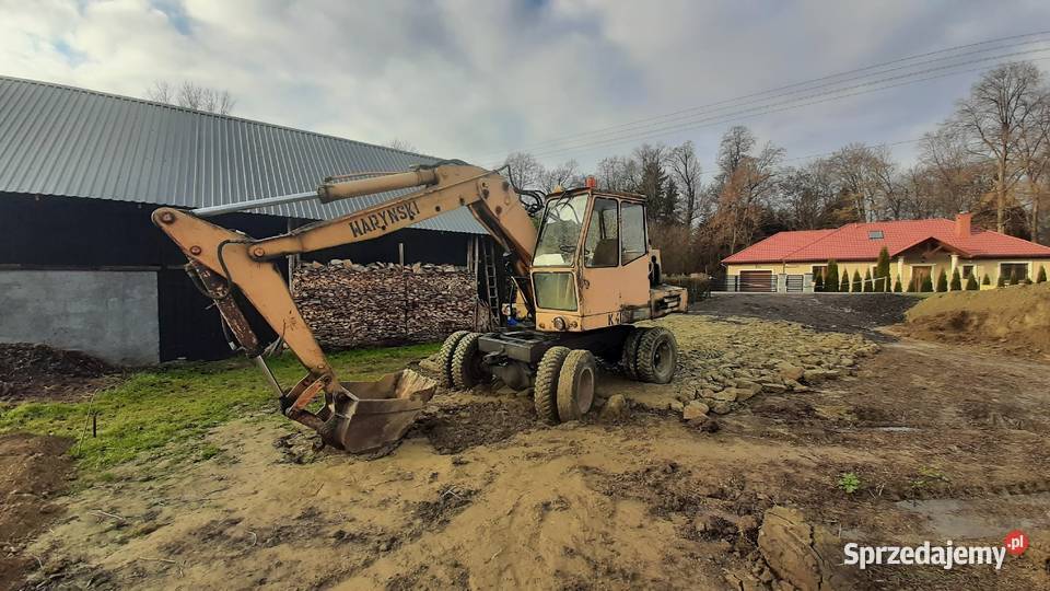 koparka waryński k406 a kołowa leyland Dubiecko sprzedam