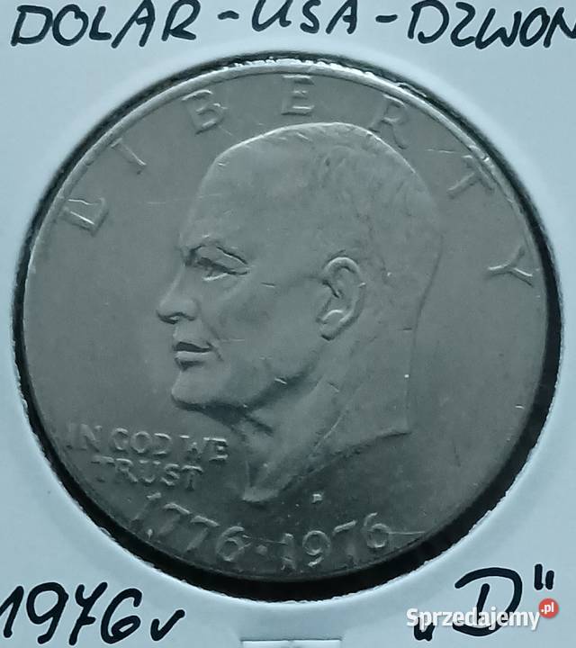 1 Dolar USA D Eisenhower 1976 r men D Dzwon Konin