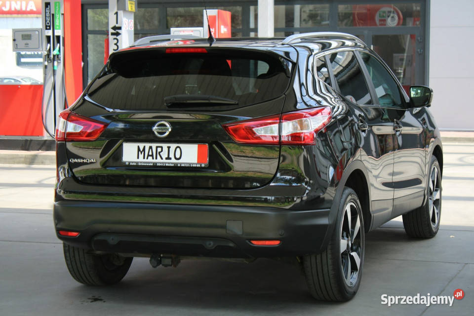 Nissan Qashqai Bezwypadkowy bogata wersja podgrzewane fotele