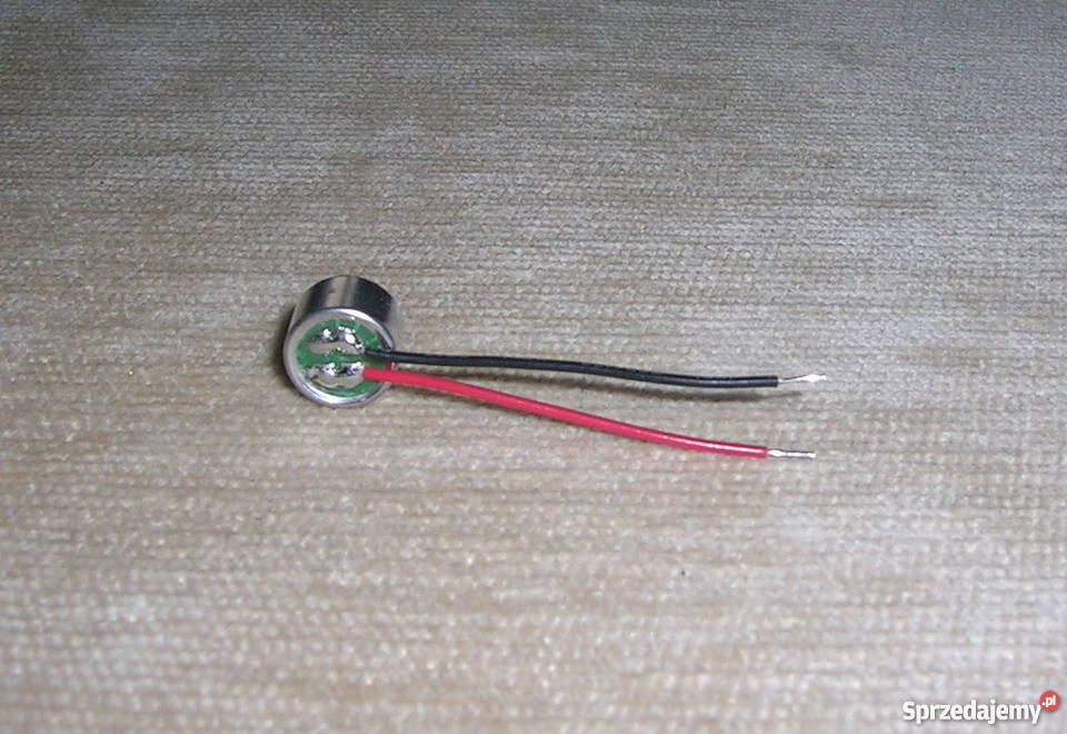 mikrofon elektretowy z przewodami 40dB 6x35mm mazowieckie Wyszków sprzedam