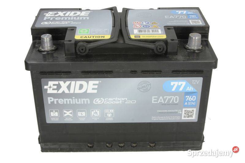 Akumulator Exide Premium 77Ah 760A EA770 mazowieckie