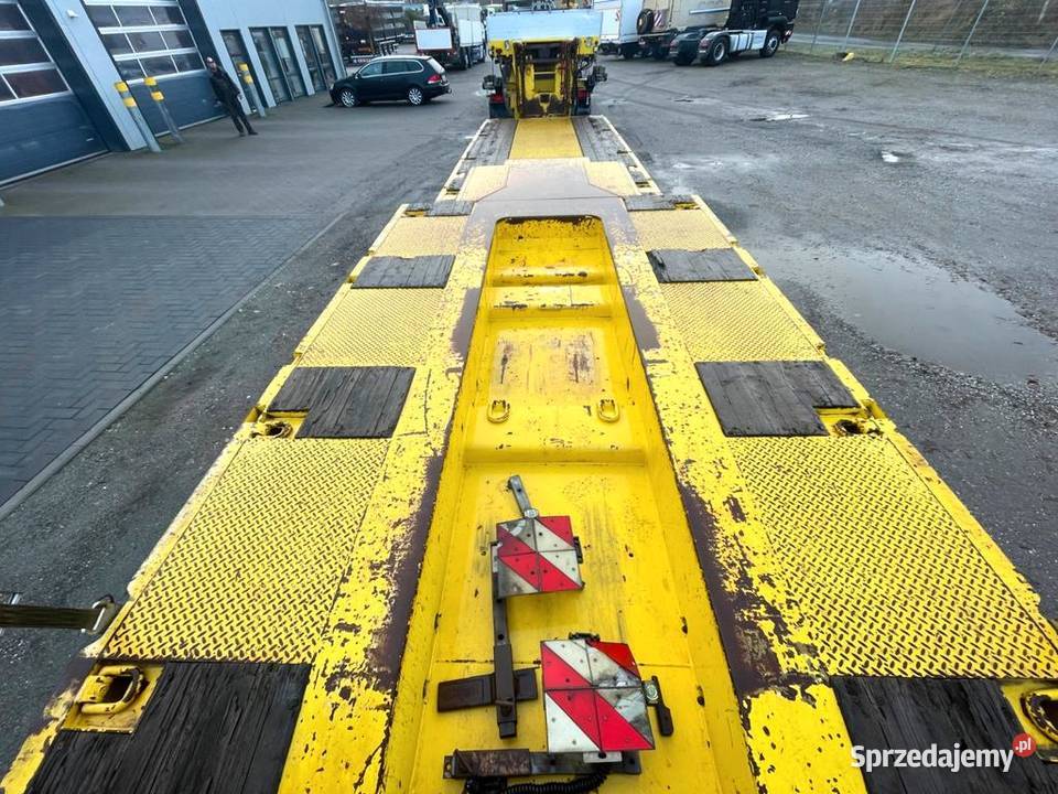 Naczepa do przewozu maszyn Tiefbett 3osie Warszawa