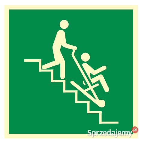 Naklejka BHP Krzesło ewakuacyjne AAE060 Biuro Kamionna sprzedam