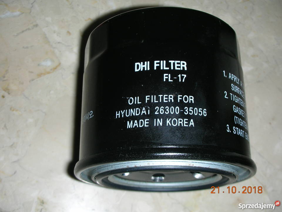 Filtr oleju Hyunndai Mazda Kia