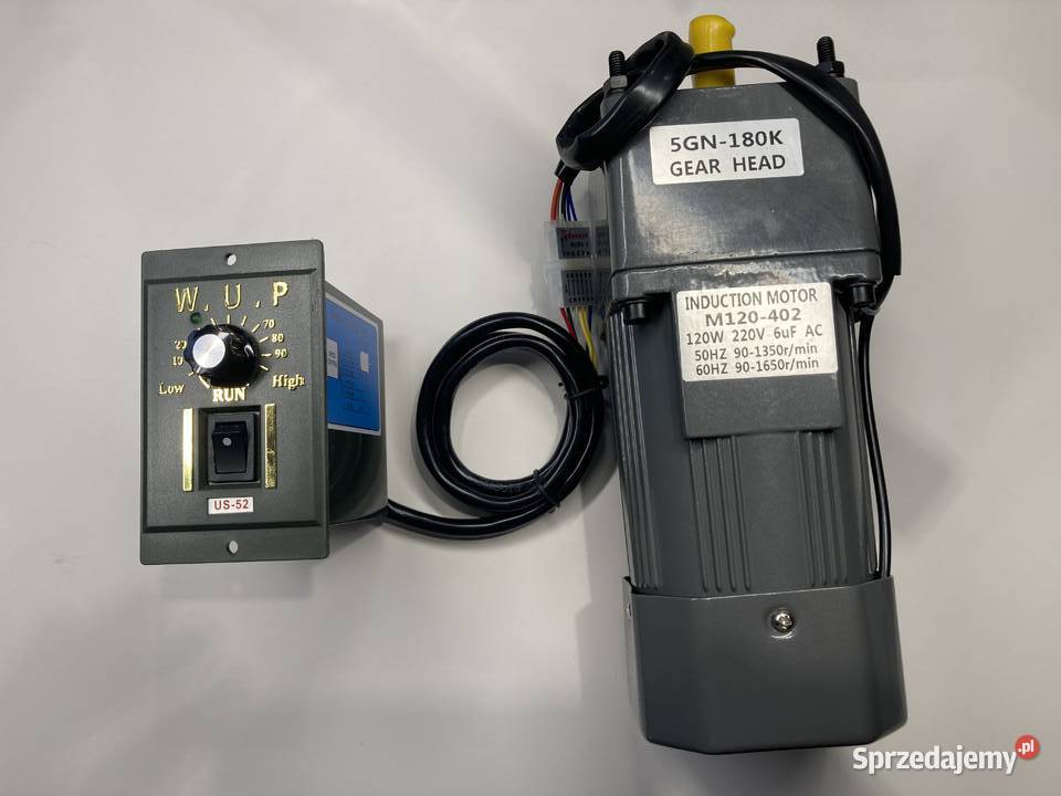 Silnik 120W z reduktorem obrotów NOWY Kraków