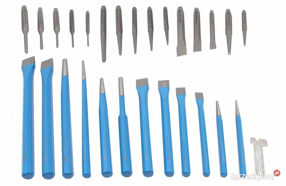 Dłuta I wybijaki i punktaki 28 elem Warszawa
