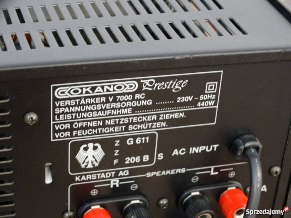 Audiofilski wzmacniacz Okano Prestige V7000 Jasło