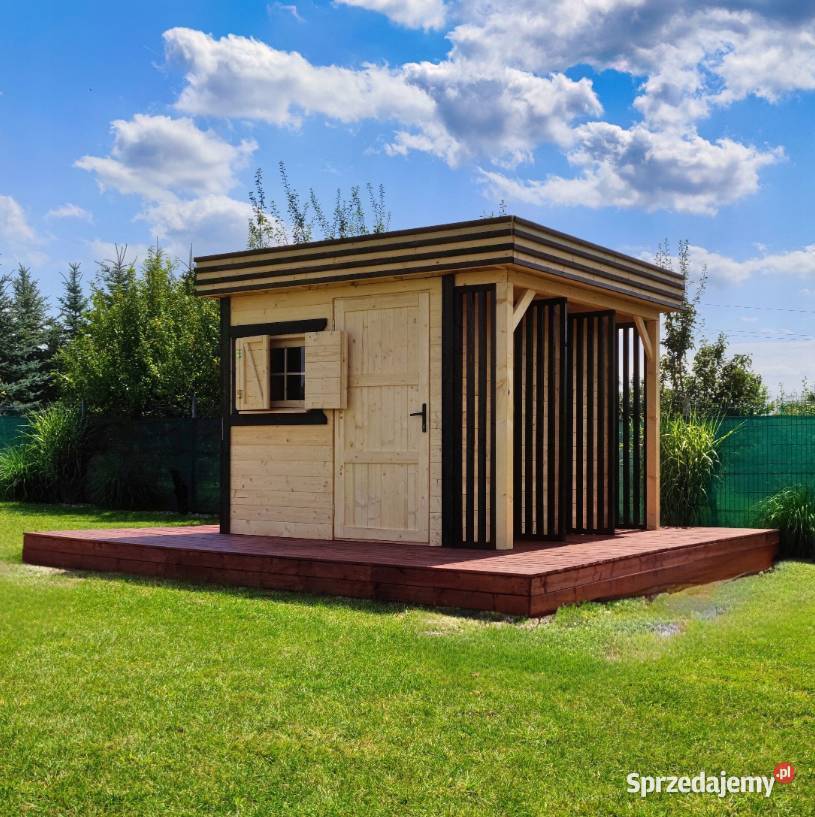 Drewniany Domek Narzędziowy Nowoczesny 3x25 Kniewo
