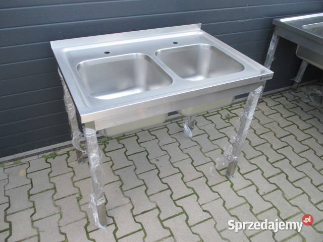 Zlew 2 Komory Dwukomorowy Stal Nierdzewna Ostrów Wielkopolski sprzedam