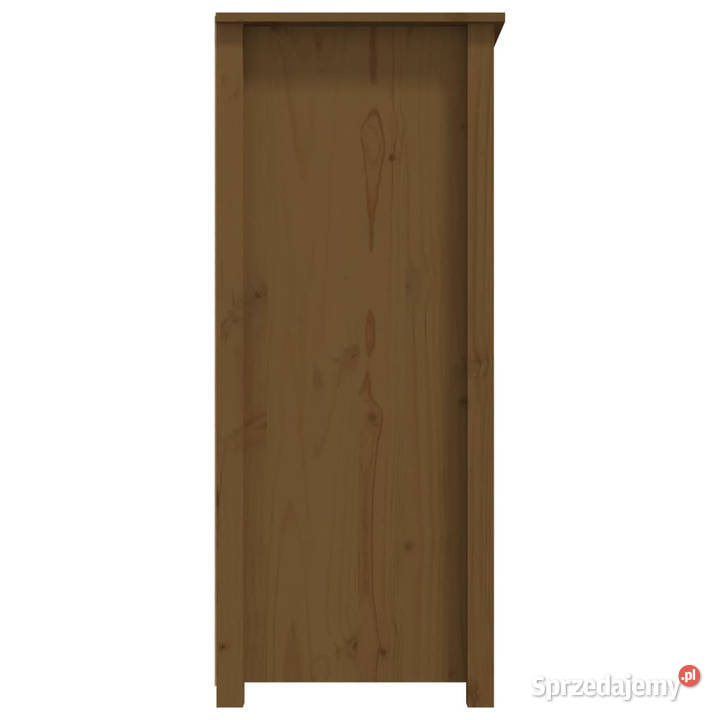 Szafka miodowy brąz 83x415x100 lite drewno