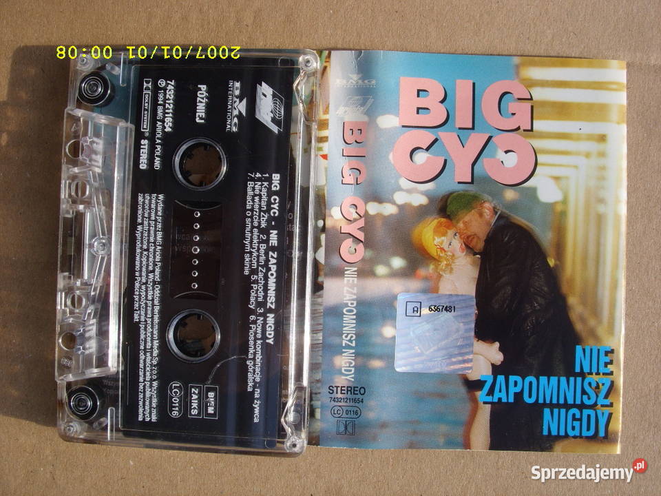 Rockbig cycnie zapomnisz nigdy BMG ARIOLA Wołów