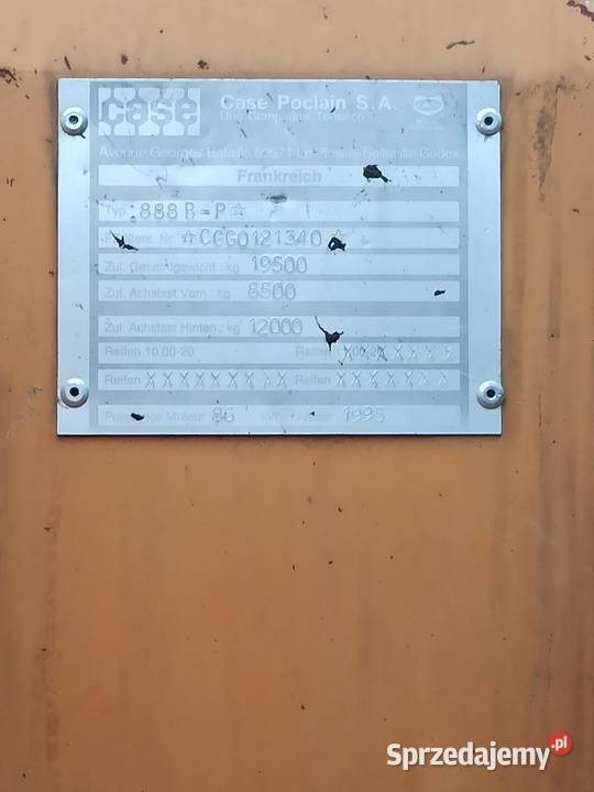 Koparka kołowa Case 888B Łódź
