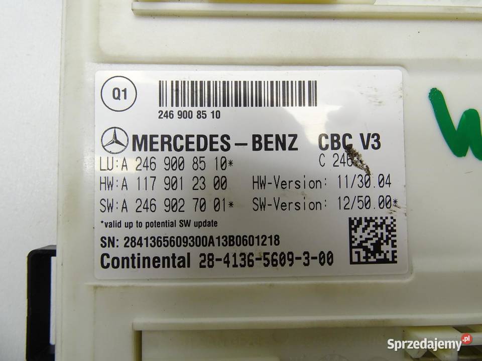 MODUŁ STEROWNIK KOMFORTU BCM A2469008510 Komputery