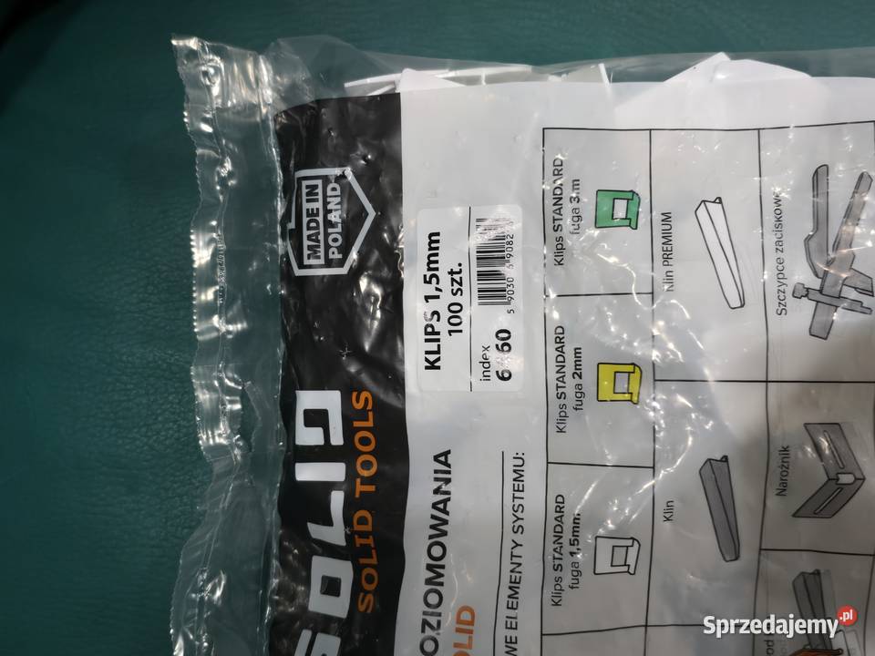 SYSTEM POZIOMOWANIA PŁYTEK SOLID KLIPSY 15 mm Opoczno