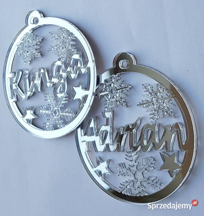 Ozdoba personalizowana świąteczna zawieszka śląskie Częstochowa