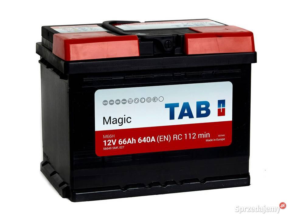 Akumulator TAB MAGIC 66Ah 640A wysoki Chełm