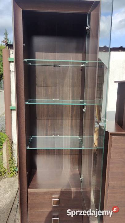 Witryna BRW Sorrento 1drzwiowa słupek PROMOCJA Kredensy i witryny