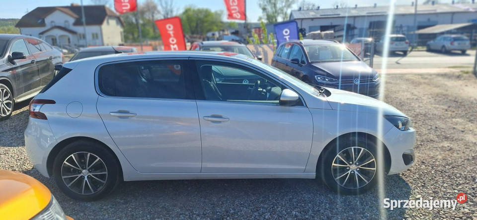 Peugeot 308 Ledy xsenon navi panorama biała elektryczne lusterka Lębork