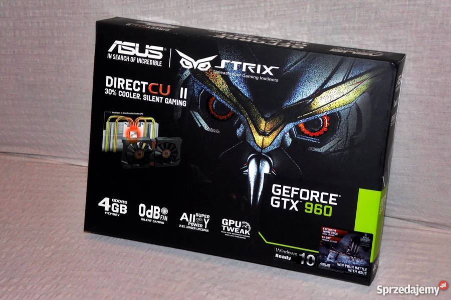 Asus GeForce GTX 960 STRIX 4 GB NOWA Sosnowiec