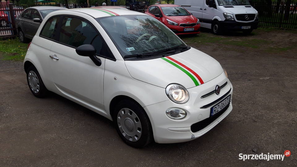 Fiat 500krajowy2018 radio Dąbrowa Górnicza