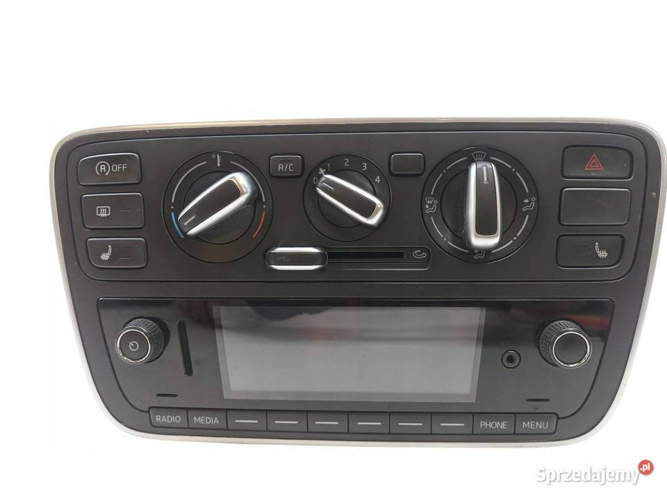 RADIO FABRYCZNE PANEL NAWIEWU 1ST035871A Skoda