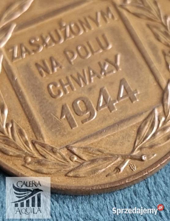 Medal Zasłużonym na Polu Chwały brązowy Mennica pomorskie Wejherowo